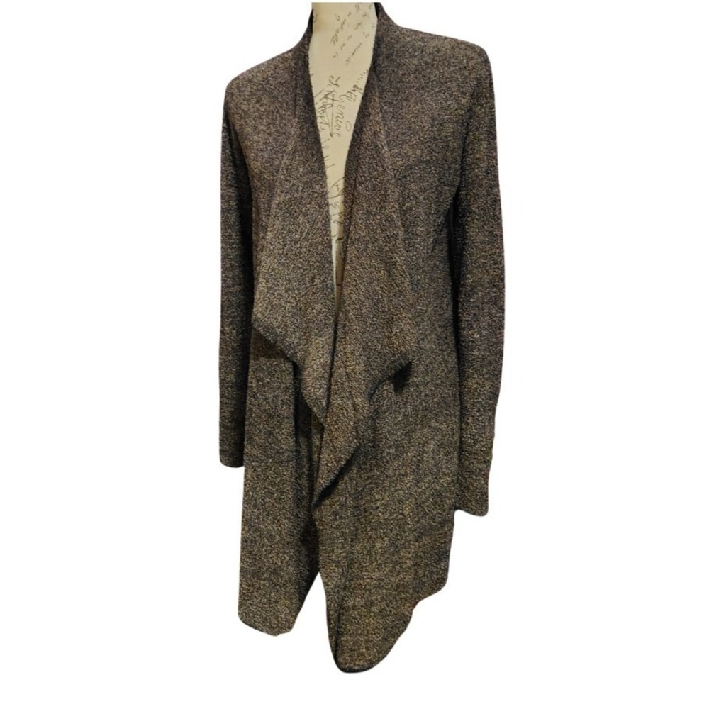 Barefoot Dreams Cozy‎ Boho Bamboo Cardigan Medium Waterfall Open Front Capsule